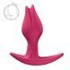 Анальна пробка Fun Factory BOOTIE FEM Raspberry, у вигляді бутона, діаметр 2,9 см, тонкий обмежувач SX3694,4 - інтернет-магазин інтимних товарів Squitter