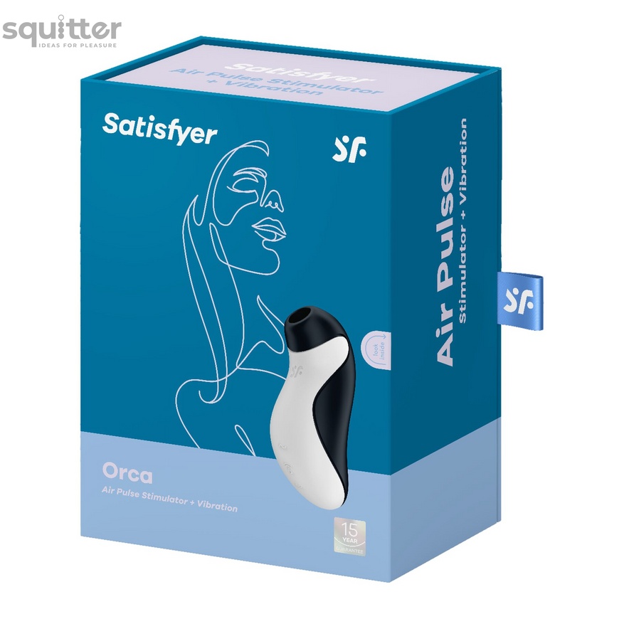 Вакуумний стимулятор з вібрацією Satisfyer Orca SO8401 фото