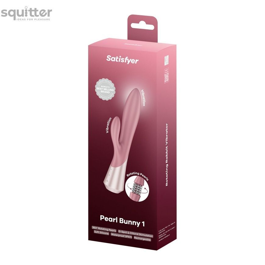 Вібратор-кролик Satisfyer Pearl Bunny 1 SX3827 - онлайн-сексшоп Сквітер