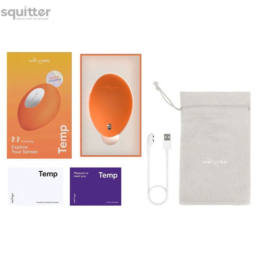 Вібратор We-Vibe Temp Tangerine SX3858 - онлайн-сексшоп Сквітер