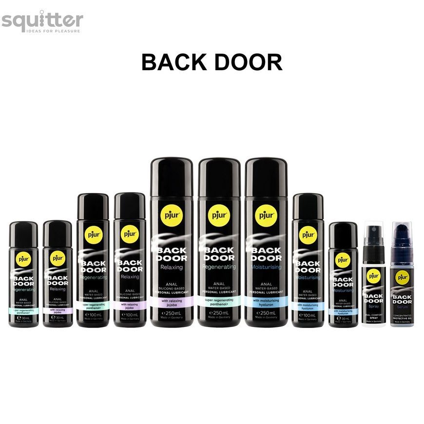 Анальний лубрикант pjur BACK DOOR Moisturising 30 мл, на водній основі, з гіалуроном, ефект силікону PJ11760 - онлайн-сексшоп Сквітер