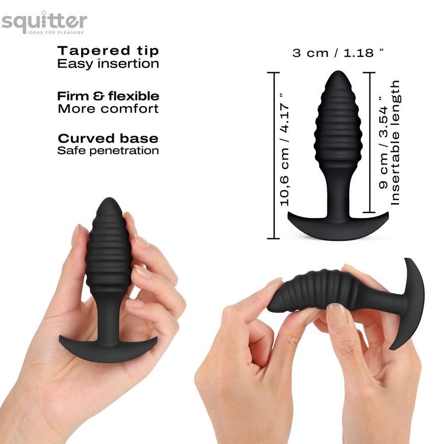 Анальная пробка Dorcel SPIRAL PLUG, диаметр 3 см, силикон SO8289 - онлайн-сексшоп Сквитер