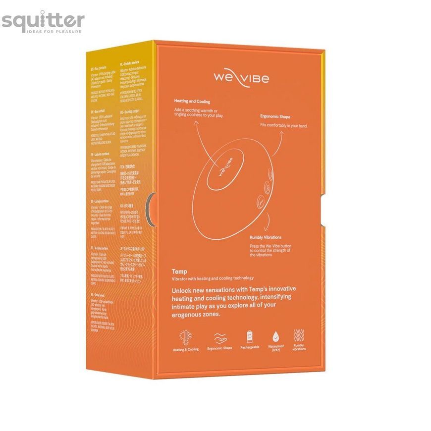 Вібратор We-Vibe Temp Tangerine SX3858 - онлайн-сексшоп Сквітер