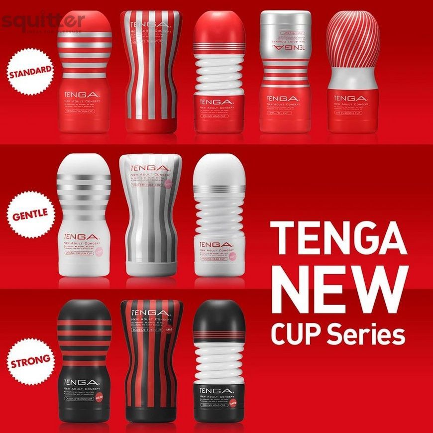 Мастурбатор Tenga Soft Case Cup (мягкая подушечка) Gentle сдавливаемый SO4551 - онлайн-сексшоп Сквитер