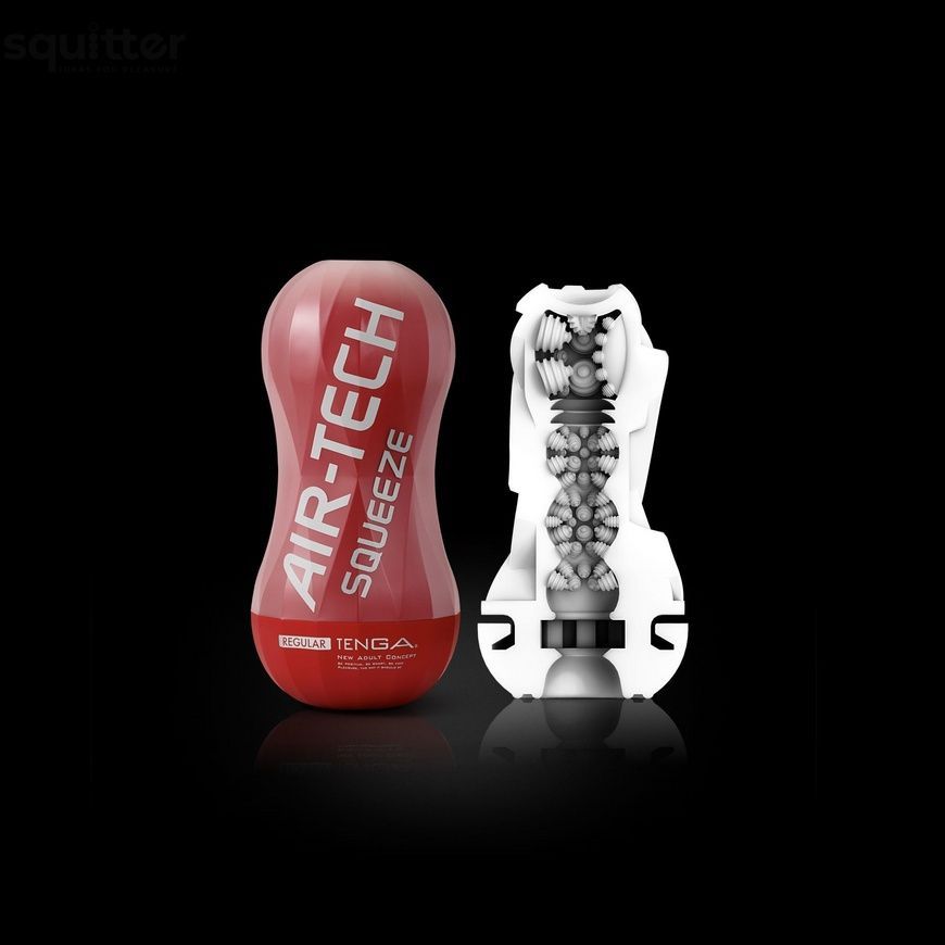 Мастурбатор Tenga Air-Tech Squeeze Regular, стисливий корпус, щільніший вхід SO3047 - онлайн-сексшоп Сквітер