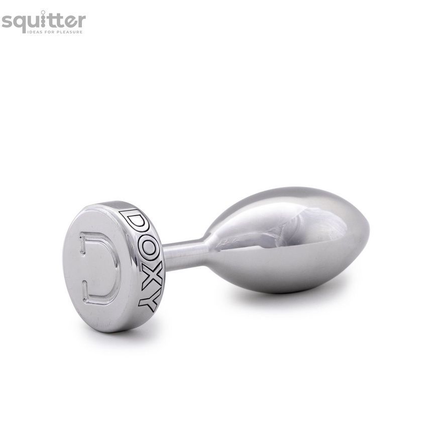 Металлическая анальная пробка DOXY Butt Plug SMOOTH, гладкая, диаметр 3,3 см SO8030 - онлайн-сексшоп Сквитер