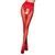 Эротические колготки TIOPEN 006 red 3/4 (30 den) - Passion, с вырезом, имитация трусиков PS24519 - онлайн-сексшоп Сквитер