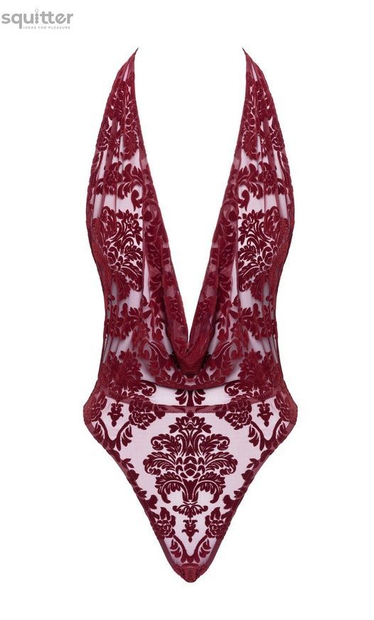 Боді Noir Handmade F386 Kink Royal cascade bodysuit XL SX4171 - онлайн-сексшоп Сквітер