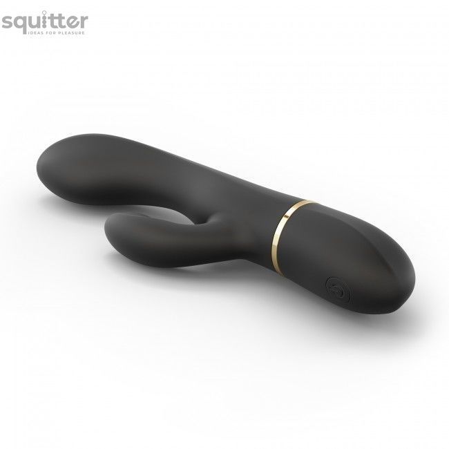 Вібратор-кролик Dorcel GLAM RABBIT, гнучкий стовбур, стимуляція точки G, 2 мотори SO3350 - онлайн-сексшоп Сквітер