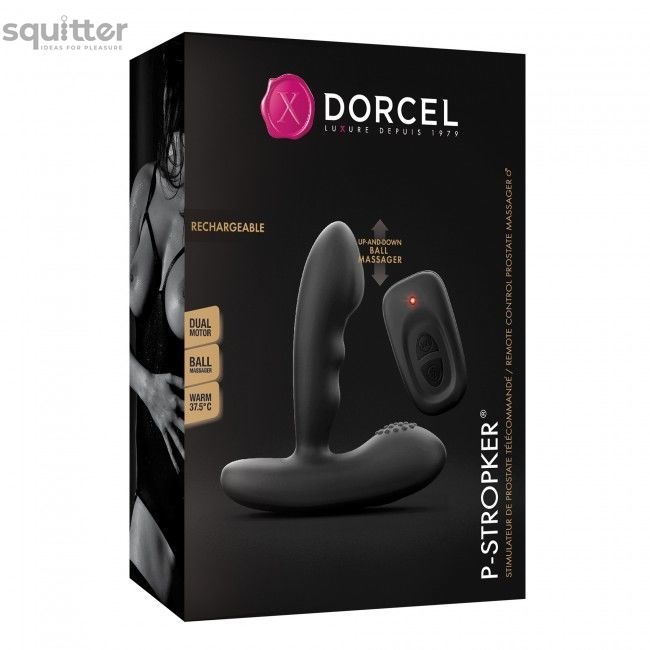 Массажеры простаты Dorcel P-Stroker с пультом ДУ, подогревом и точечным массажем, два мотора SO3074 фото