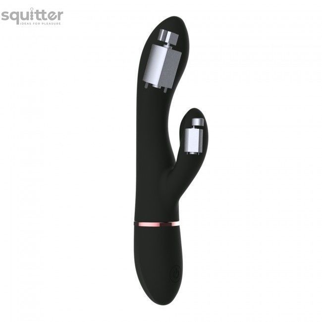 Вібратор-кролик Dorcel GLAM RABBIT, гнучкий стовбур, стимуляція точки G, 2 мотори SO3350 - онлайн-сексшоп Сквітер