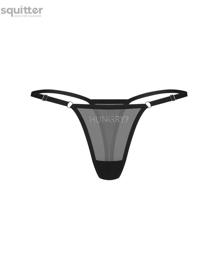 Трусики Obsessive Violami Hungry thong S/M SX3628 - онлайн-сексшоп Сквітер