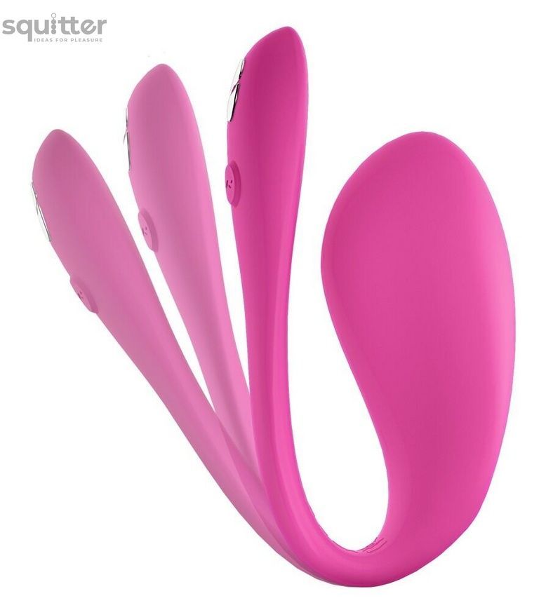 Смарт-віброяйце We-Vibe Jive 2 Electric Pink, пульт ДК, до 4 годин роботи SX2148 - онлайн-сексшоп Сквітер