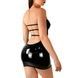 Сексуальное виниловое платье Art of Sex - Jaklin, размер L-2XL, цвет черныйSO7353,1 - интернет-магазин интимных товаров Squitter