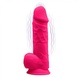 Фаллоимитатор с вибрацией SilexD Norman Vibro Pink (MODEL 1 size 8,5in), двухслойный, диаметр 5см SO5017 фото 1