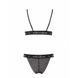 Комплект белья GLAMISS SET black L/XL - Passion ExclusivePS27101,4 - интернет-магазин интимных товаров Squitter