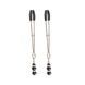 Зажимы для сосков Art of Sex - Nipple Clamps Lovely BlackSO5860,2 - интернет-магазин интимных товаров Squitter