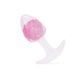 Анальна пробка Liebe Seele Icecream-shaped Crystal Anal Plug - Pink Medium SX4867,1 - інтернет-магазин інтимних товарів Squitter