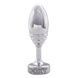 Металлическая анальная пробка DOXY Butt Plug RIBBED, ребристая, диаметр 3,3 смSO8031,1 - интернет-магазин интимных товаров Squitter