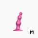Насадка для страпона Strap-On-Me Dildo Plug Beads Framboise Metallic MSO7819,1 - интернет-магазин интимных товаров Squitter