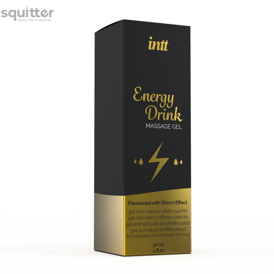 Масажний гель для інтимних зон Intt Energy Drink (30 мл) розігріваючий SO2926 фото