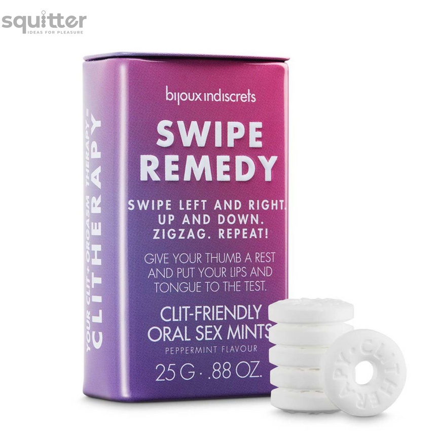 М'ятні цукерки Bijoux Indiscrets Swipe Remedy – clitherapy oral sex mints SO5911 фото