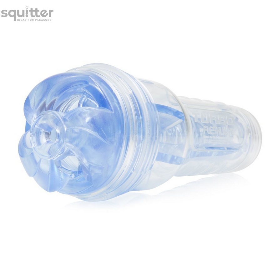 Мастурбатор Fleshlight Turbo Thrust Blue Ice (імітатор мінету) F11192 фото