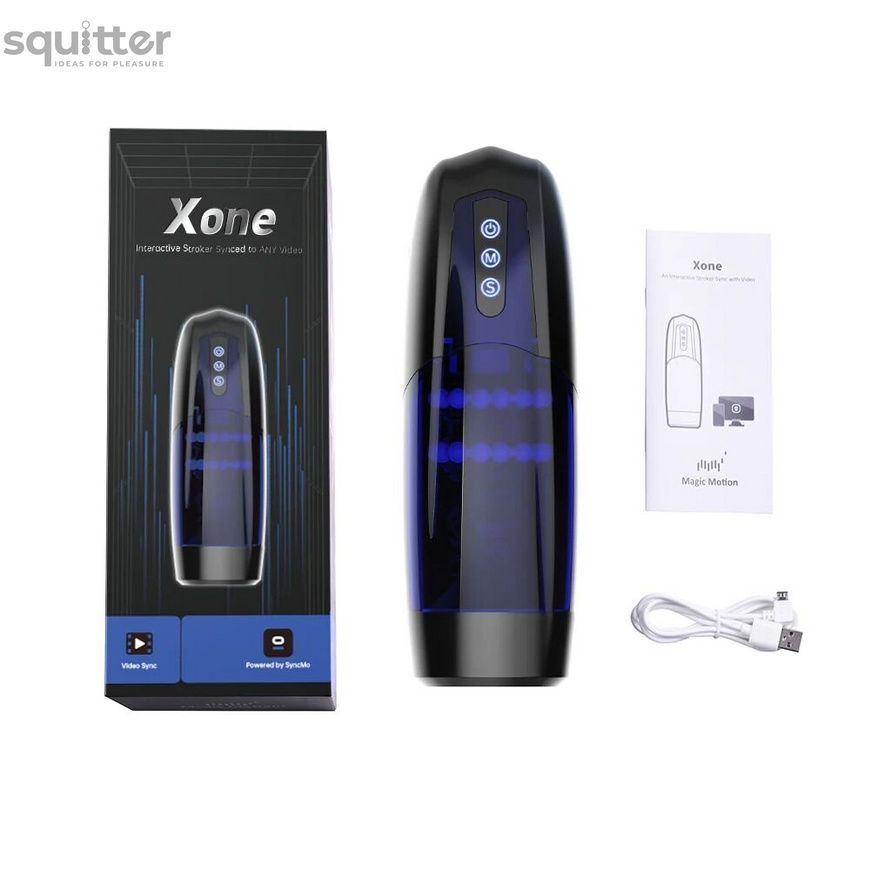 Інтерактивний смарт мастурбатор Magic Motion Xone, імітація фрикцій, 10 режимів, кнопка турбо SO8221 - онлайн-сексшоп Сквітер