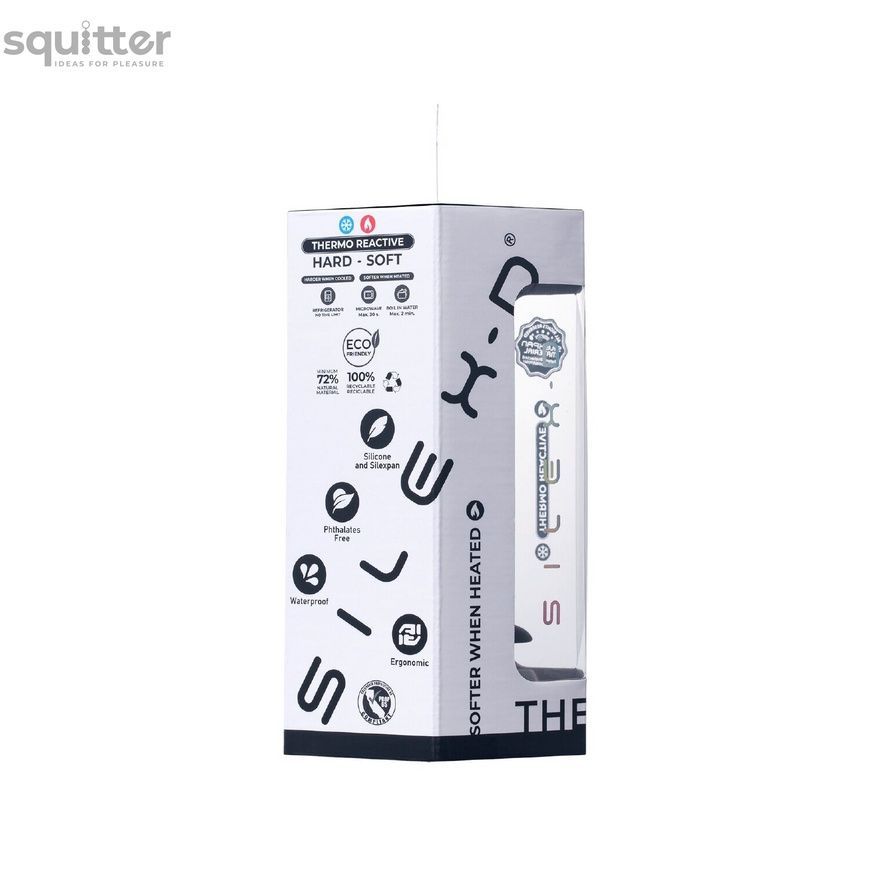 Анальна пробка SilexD Model 2, size M, чорна, двошарова, з ефектом пам&rsquo;яті, діаметр 4 см SX1276 - онлайн-сексшоп Сквітер