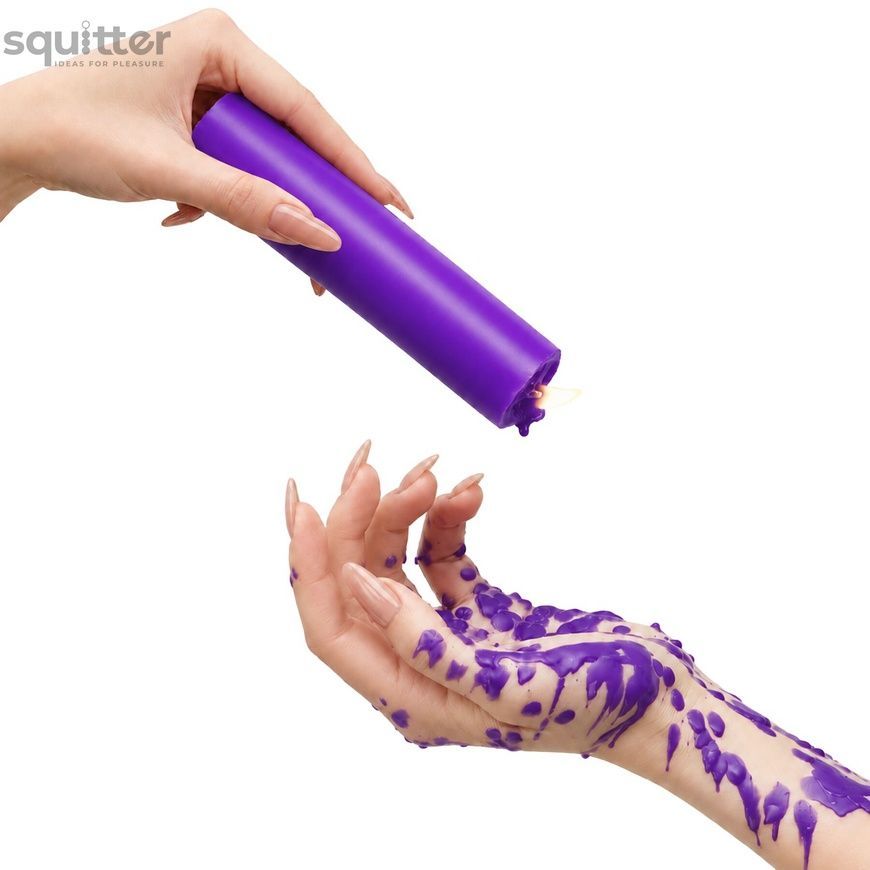 Свічка для WaxPlay Feral Feelings classic 15 см Purple SX5168 - онлайн-сексшоп Сквітер