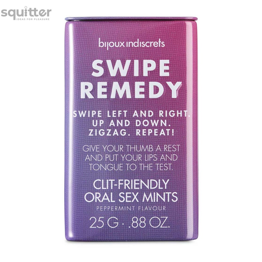 М'ятні цукерки Bijoux Indiscrets Swipe Remedy – clitherapy oral sex mints SO5911 фото