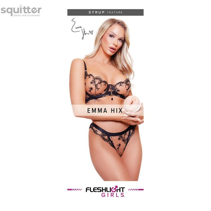 Мастурбатор Fleshlight Girls: Emma Hix - Syrup, зі зліпка вагіни, дуже ніжний SX2443 - онлайн-сексшоп Сквітер