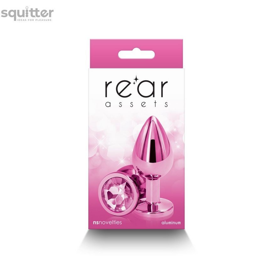 Анальна пробка NS Novelties Rear Assets - Medium - Pink SX4374 - онлайн-сексшоп Сквітер