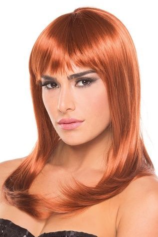 Перука Be Wicked Wigs - Hollywood Wig - Auburn SO4605 - онлайн-сексшоп Сквітер