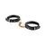 Наручники из экокожи Bijoux Indiscrets Maze &ndash; Thin Handcuffs Black SO5912 - онлайн-сексшоп Сквитер