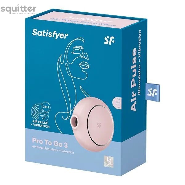 Вакуумний стимулятор Satisfyer Pro To Go 3 Rose SO6988 фото