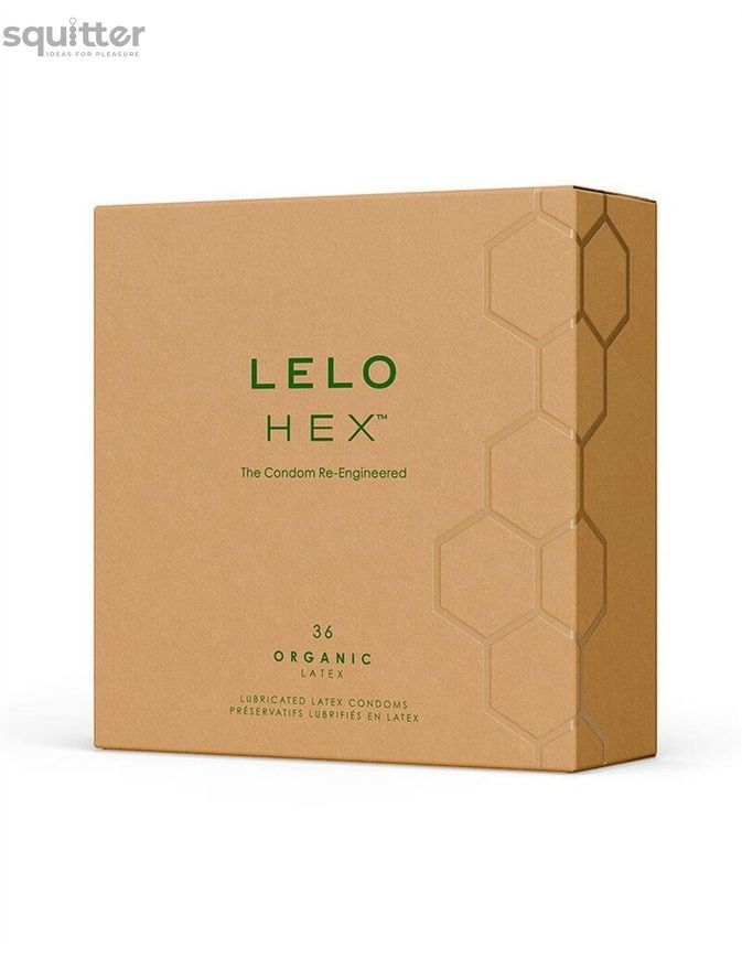 Презервативи LELO HEX Condoms Organic 36 Pack, тонкі та суперміцні SX3045 - онлайн-сексшоп Сквітер