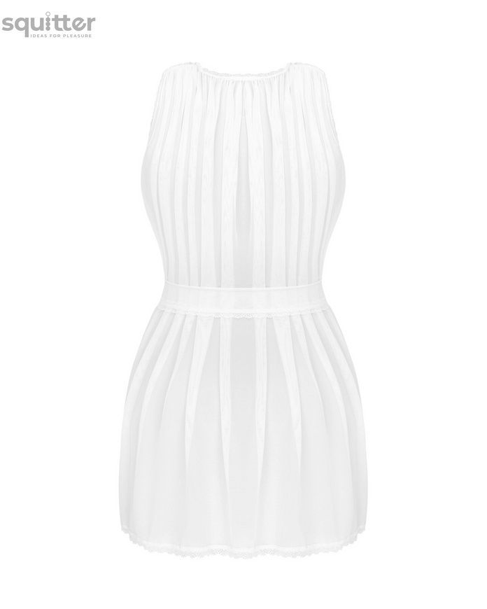 Напівпрозорий пеньюар Obsessive Heavenlly peignoir XL/2XL SO8180 - онлайн-сексшоп Сквітер