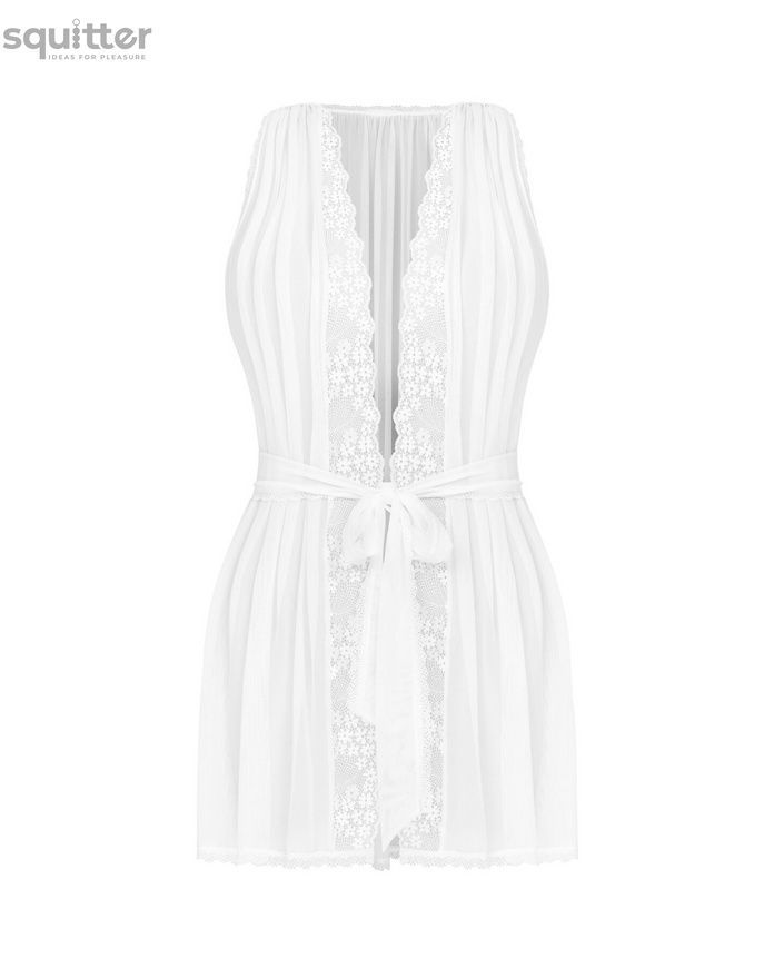Напівпрозорий пеньюар Obsessive Heavenlly peignoir XL/2XL SO8180 - онлайн-сексшоп Сквітер