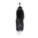 Металева анальна пробка Лисячий хвіст Alive Black And White Fox Tail S, діаметр 2,9 см SO6321,2 - інтернет-магазин інтимних товарів Squitter