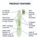 Вібратор-кролик Satisfyer Pearl Bunny 2 Light Green SX3829,7 - інтернет-магазин інтимних товарів Squitter