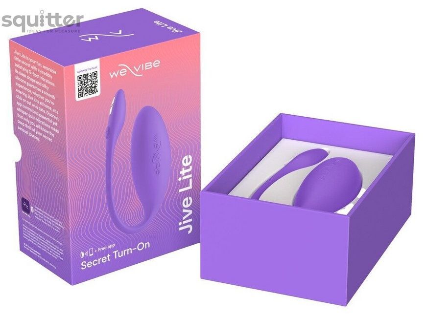 Смарт-віброяйце We-Vibe Jive Lite Purple, невеликий розмір SX2149 - онлайн-сексшоп Сквітер