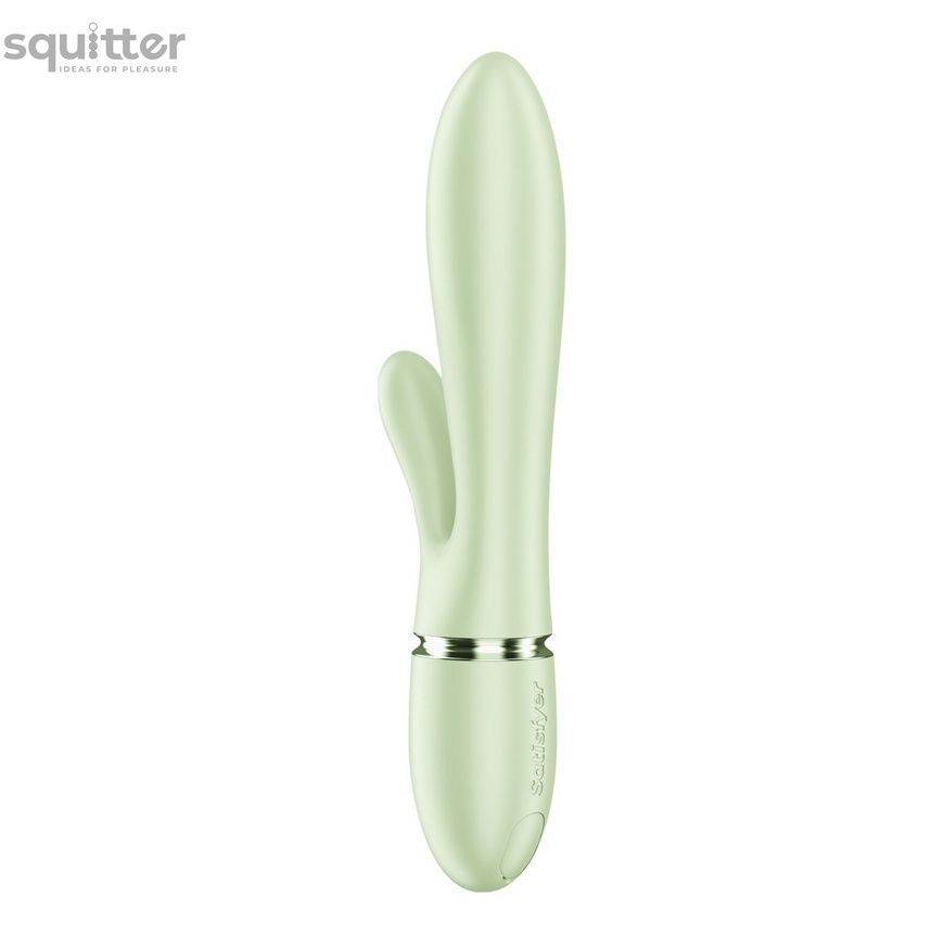 Вібратор-кролик Satisfyer Pearl Bunny 2 Light Green SX3829 - онлайн-сексшоп Сквітер