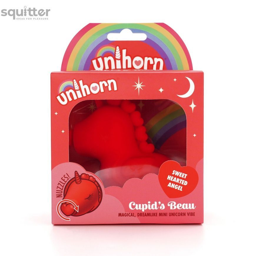 Вібратор-єдиноріжка Unihorn &ndash; Cupid's Beau, масажувальний язичок-сердечко SX2860 - онлайн-сексшоп Сквітер