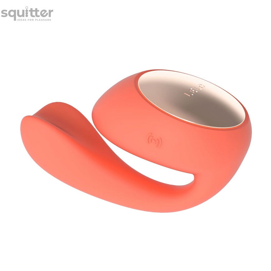 Смарт-вибратор LELO Ida Wave Coral Red, вагинально-клиторальный, технология WaveMotion, 2 мотора SO8077 фото