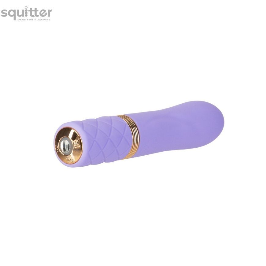 Розкішний вібратор Pillow Talk Flirty Purple Special Edition, Сваровскі, пов&rsquo;язка на очі+гра SO6854 - онлайн-сексшоп Сквітер