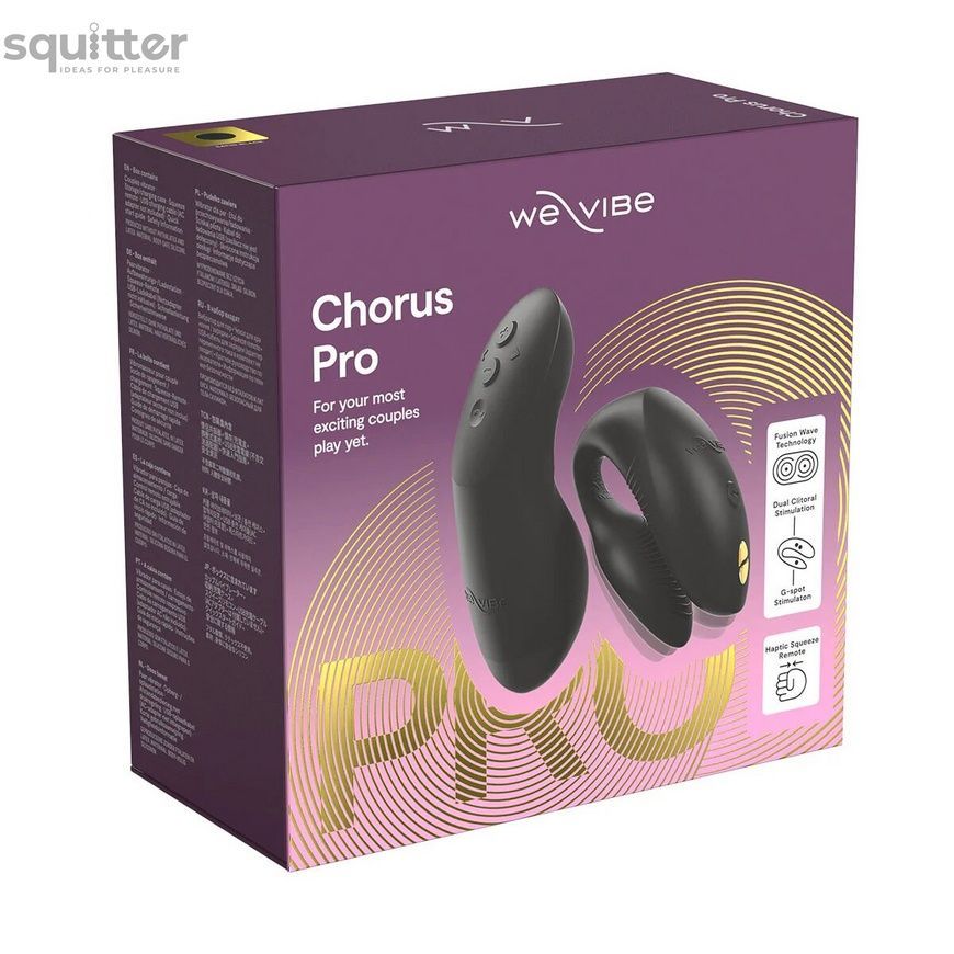 Смарт-вібратор для пар We-Vibe Chorus Pro Satin Black SX3860 - онлайн-сексшоп Сквітер