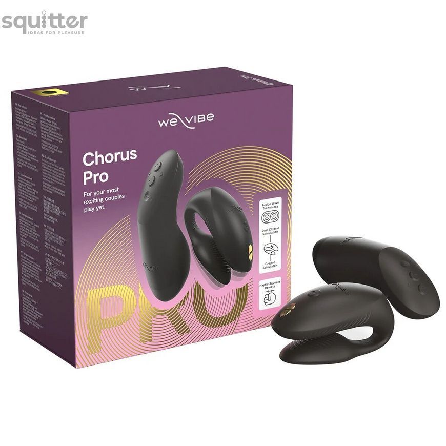 Смарт-вібратор для пар We-Vibe Chorus Pro Satin Black SX3860 - онлайн-сексшоп Сквітер