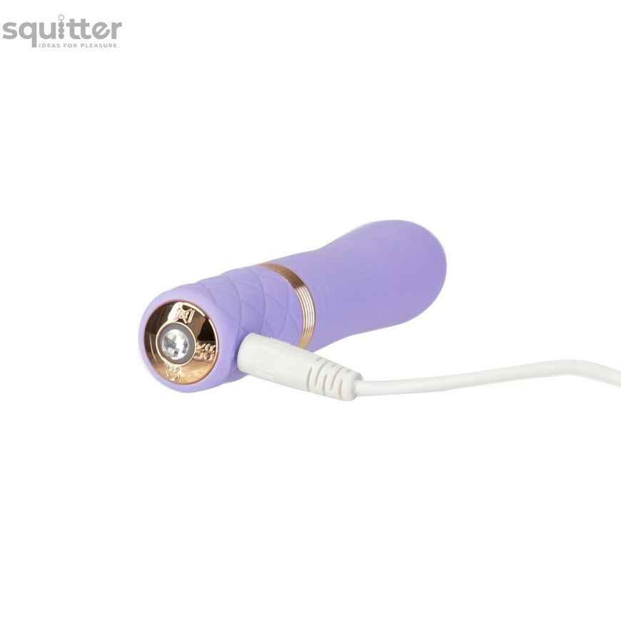 Розкішний вібратор Pillow Talk Flirty Purple Special Edition, Сваровскі, пов&rsquo;язка на очі+гра SO6854 - онлайн-сексшоп Сквітер