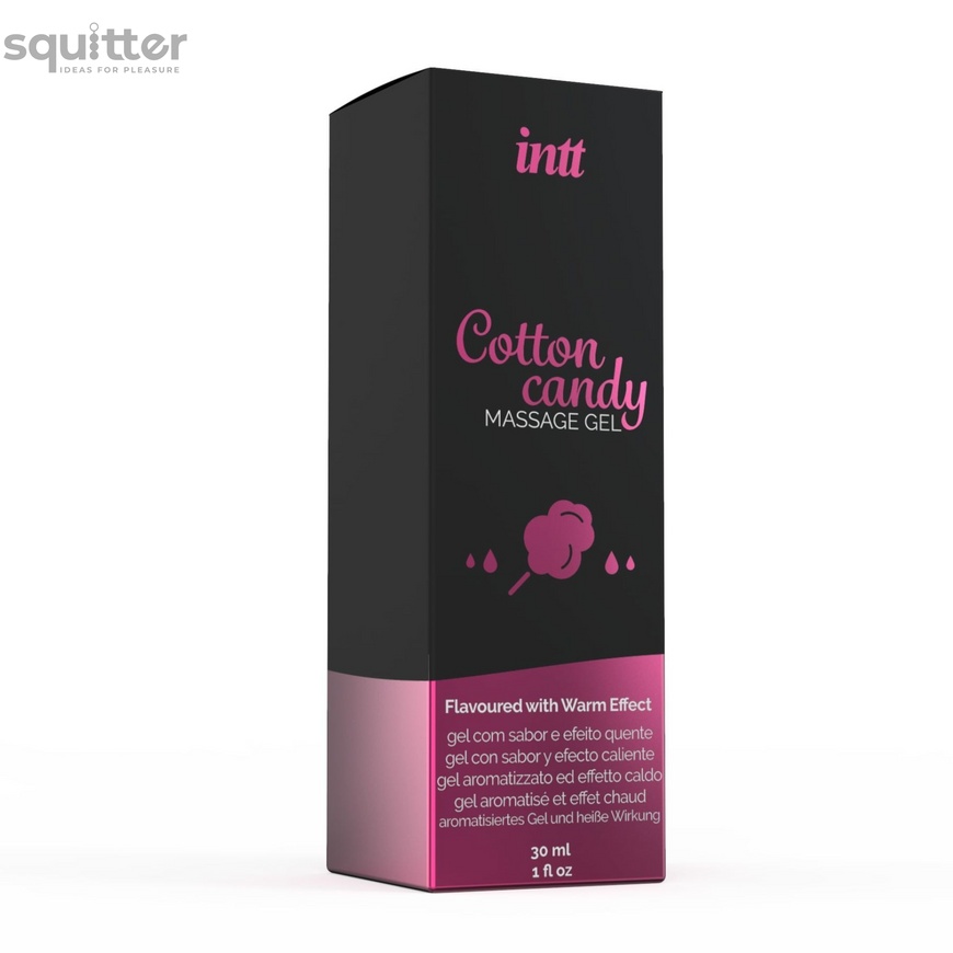 Массажный гель для интимных зон Intt Cotton Candy (30 мл) разогревающий SO2927 фото